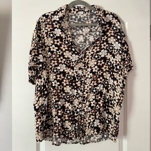 Floral Button-Down Shirt